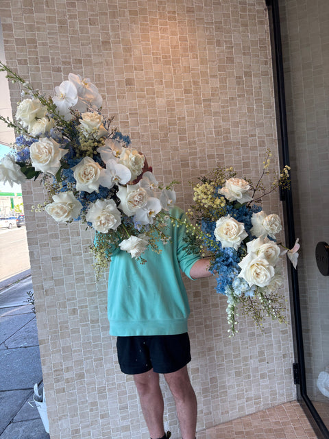 Blue & White