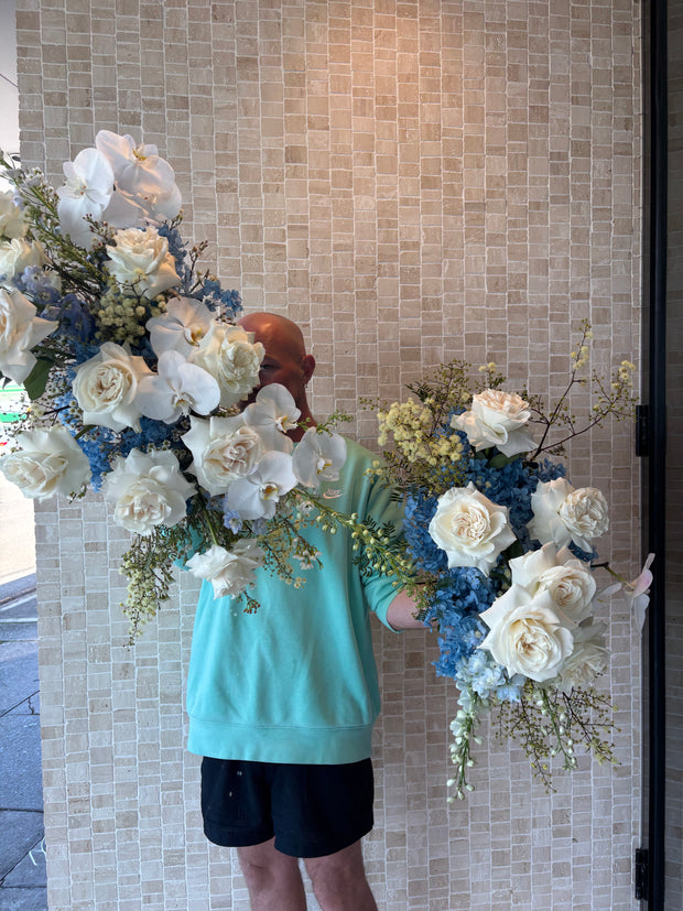 Blue & White