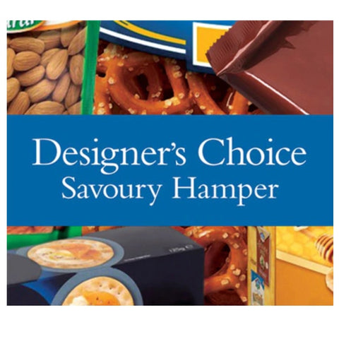 Designer’s Choice Savoury Hamper - caringbahflowersgifts