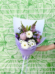 Purple designs choice bouquet