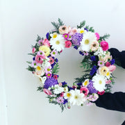 Designer's Choice Sympathy Wreath - caringbahflowersgifts