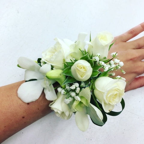 Wrist corsage - caringbahflowersgifts