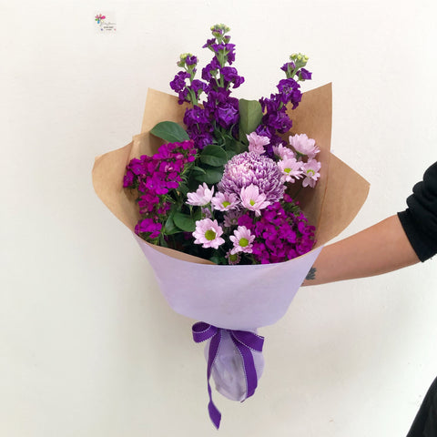 Purple DC - caringbahflowersgifts