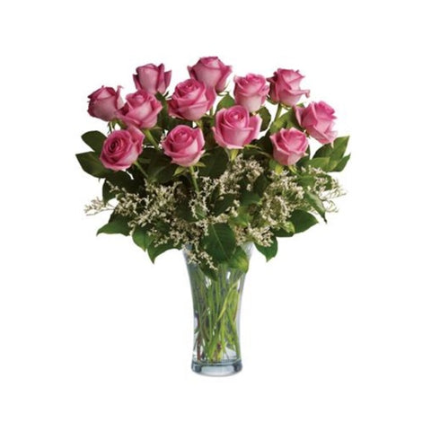 Perfect Pink Dozen - caringbahflowersgifts